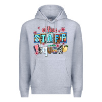 Heather Grey staff squad Premium Hoodie - AdoDesignShop