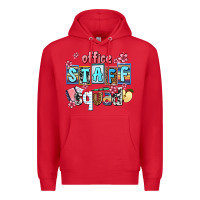 Red staff squad Premium Hoodie - AdoDesignShop