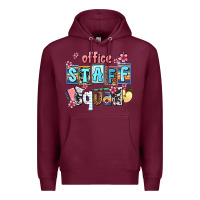 Burgundy staff squad Premium Hoodie - AdoDesignShop