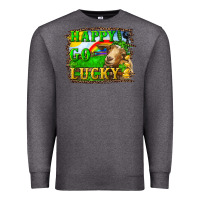 Charcoal Heather Happy Go Lucky Goat Premium Sweatshirt - RanaPortraitStore