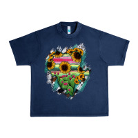 Navy Durango State Of Mexico Map Urban Heavy Tee - RanaPortraitStore