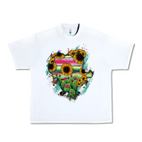 White Durango State Of Mexico Map Urban Heavy Tee - RanaPortraitStore