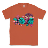 Copper Xoxo Valentine's Day Turquoise Gem Classic Tee - FaDigitalArtStudio
