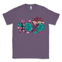 Lavender Xoxo Valentine's Day Turquoise Gem Classic Tee - FaDigitalArtStudio