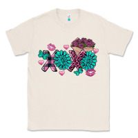 Natural Xoxo Valentine's Day Turquoise Gem Classic Tee - FaDigitalArtStudio