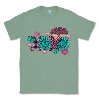 Sage Xoxo Valentine's Day Turquoise Gem Classic Tee - FaDigitalArtStudio