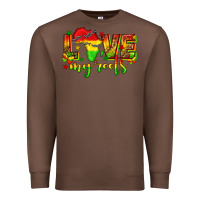 Chestnut love my roots juneteenth Premium Sweatshirt - texasbilliewilder