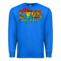 True Royal love my roots juneteenth Premium Sweatshirt - texasbilliewilder
