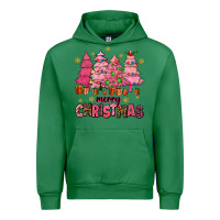 Emerald pink christmas trees Urban Hoodie - AdoDesignShop