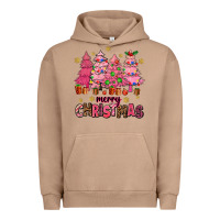 Pigment Burro pink christmas trees Urban Hoodie - AdoDesignShop