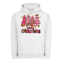 Pigment Lunar Rock pink christmas trees Urban Hoodie - AdoDesignShop