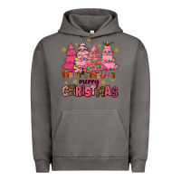Pigment Tornado pink christmas trees Urban Hoodie - AdoDesignShop