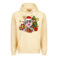 Pina Colada little cute christmas cow Premium Hoodie - AdoDesignShop