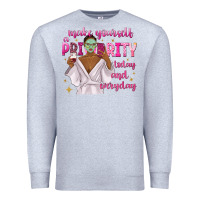 Heather Grey make yourself a priority today and everyday Premium Sweatshirt - texasbilliewilder