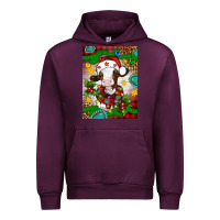 Mauve Wine christmas cow air freshener Urban Hoodie - Artiststas