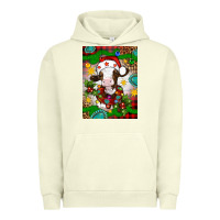 Pigment Pistachio christmas cow air freshener Urban Hoodie - Artiststas