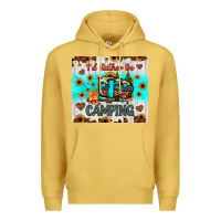 I’d Rather Be Camping Premium Hoodie | Teevron