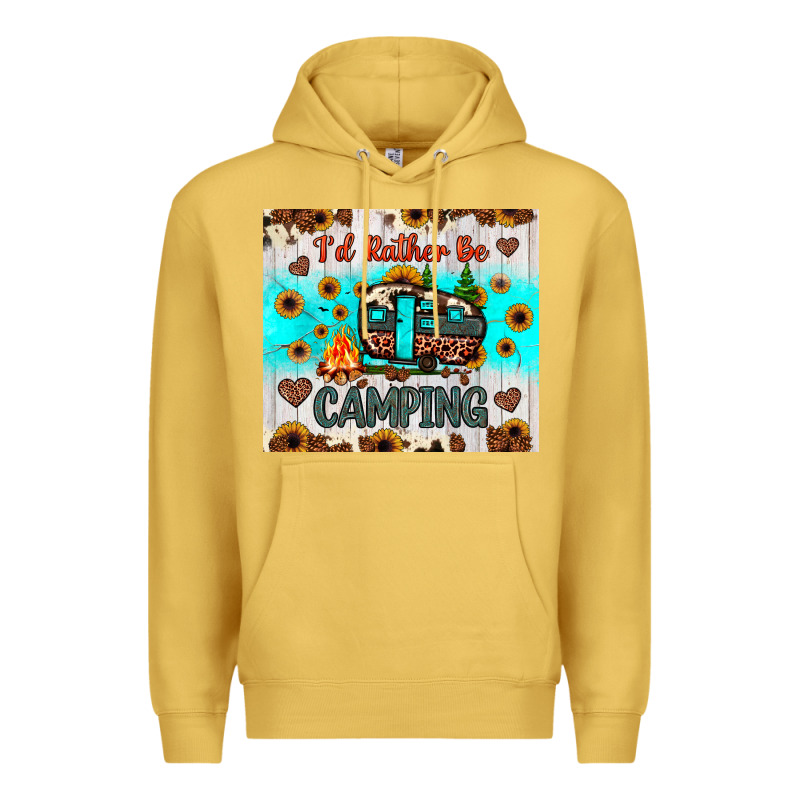 I’d Rather Be Camping Premium Hoodie by JahusDesignShop | Teevron