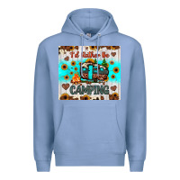 Colony Blue i’d rather be camping Premium Hoodie - JahusDesignShop