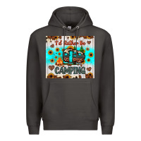 Smoke i’d rather be camping Premium Hoodie - JahusDesignShop