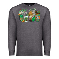 Charcoal Heather koala coffee cups Premium Sweatshirt - Zillion Design Studio