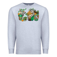 Heather Grey koala coffee cups Premium Sweatshirt - Zillion Design Studio