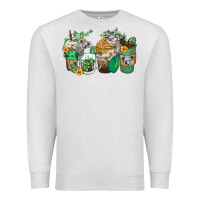 Oatmeal Heather koala coffee cups Premium Sweatshirt - Zillion Design Studio