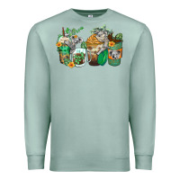 Seafoam koala coffee cups Premium Sweatshirt - Zillion Design Studio