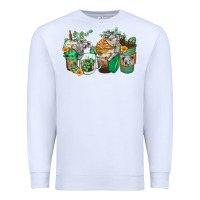 White koala coffee cups Premium Sweatshirt - Zillion Design Studio
