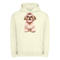Pigment Pistachio Shih Tzu Dog Design Urban Hoodie - JahusDesignShop