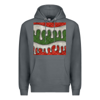 Rock christmas plaid and white glitter snow seamless pattern Premium Hoodie - BundleAndBundleShop