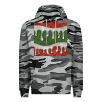 Slate Camo christmas plaid and white glitter snow seamless pattern Premium Hoodie - BundleAndBundleShop