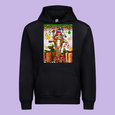 Christmas Goat Air Freshener Urban Hoodie Designed By Artiststas