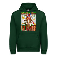 Forest Green christmas goat air freshener Urban Hoodie - Artiststas