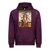 Mauve Wine christmas goat air freshener Urban Hoodie - Artiststas