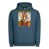 Pigment Midnight Navy christmas goat air freshener Urban Hoodie - Artiststas