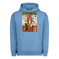 Pigment Pebble Blue christmas goat air freshener Urban Hoodie - Artiststas