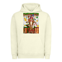 Pigment Pistachio christmas goat air freshener Urban Hoodie - Artiststas