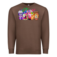 Chestnut hippie coffee cups Premium Sweatshirt - Zillion Design Studio