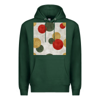 Sports Green christmas points seamless pattern Premium Hoodie - BundleAndBundleShop