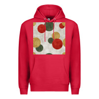 Cardinal christmas points seamless pattern Premium Hoodie - BundleAndBundleShop