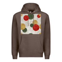 Coffee christmas points seamless pattern Premium Hoodie - BundleAndBundleShop