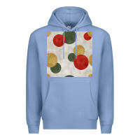 Colony Blue christmas points seamless pattern Premium Hoodie - BundleAndBundleShop