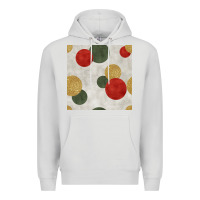 Dove Grey christmas points seamless pattern Premium Hoodie - BundleAndBundleShop