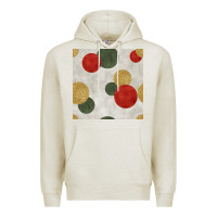 Oatmeal Heather christmas points seamless pattern Premium Hoodie - BundleAndBundleShop