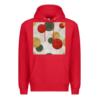 Red christmas points seamless pattern Premium Hoodie - BundleAndBundleShop