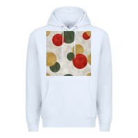 White christmas points seamless pattern Premium Hoodie - BundleAndBundleShop