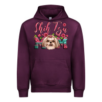 Mauve Wine love shih tzus Urban Hoodie - JahusDesignShop