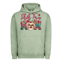 Pigment Oil Green love shih tzus Urban Hoodie - JahusDesignShop