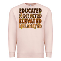 Pale Pink melanin educated motivated elevated melanated Premium Sweatshirt - texasbilliewilder
